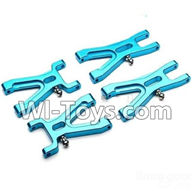 Wltoys K929 Parts-Upgrade Metal Front Swing arm(2pcs) & Upgrade Metal Rear Swing arm,Wltoys K929 desert RC Truck Parts,1:18 rc car and rc racing car Parts